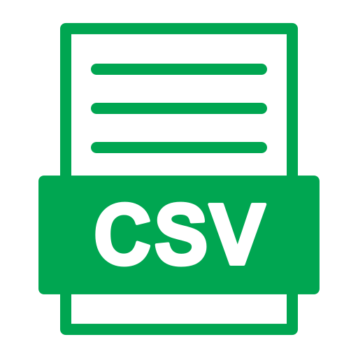 CSV 檔案圖示